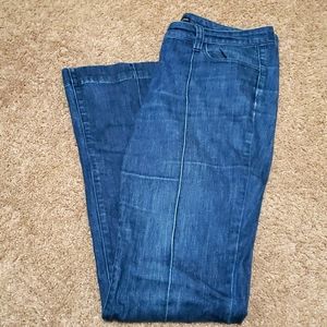 NY & Co Distressed Jean Trousers